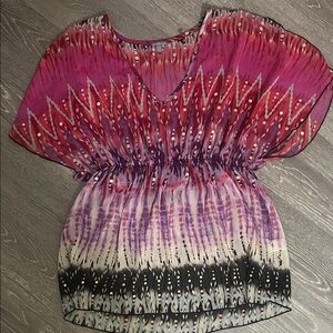 Charlotte Russe Pink and Purple Blouse